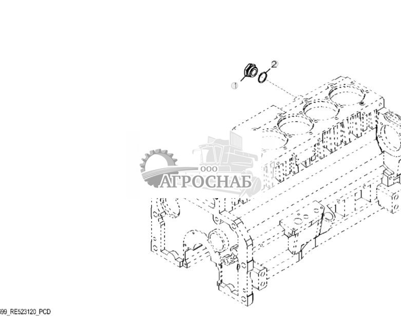 2699 Заглушка нагревателя охлаждающей жидкости - ST804449 92.jpg